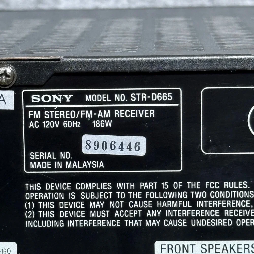 Sony str d665